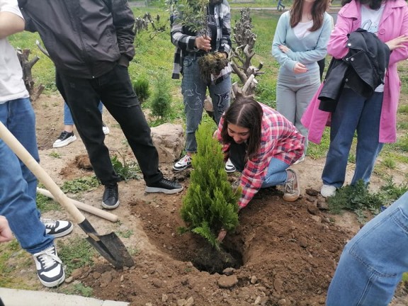  გამწვანების აქცია ჩვენს სკოლაში